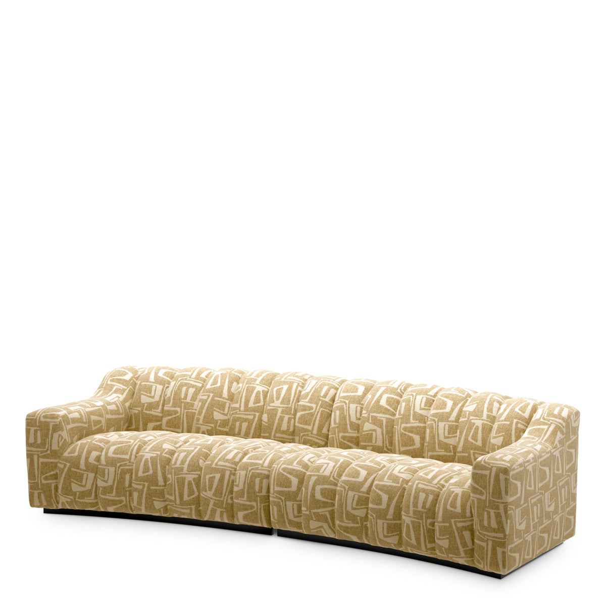 Light Brown Channel Stitched Sofa L Kelly | B