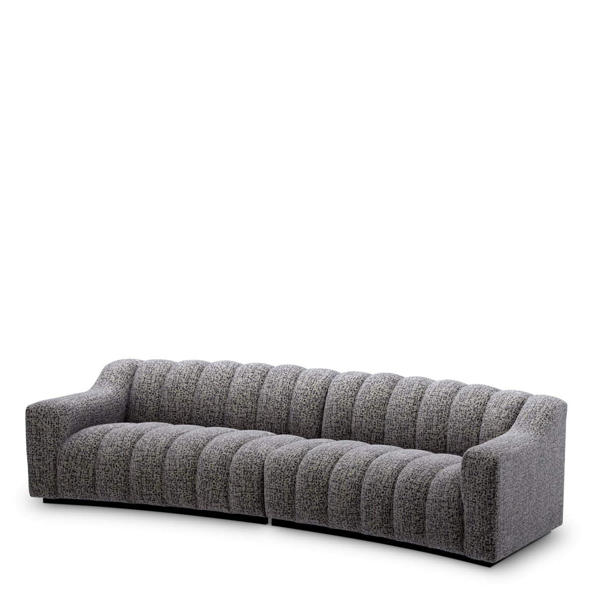 Blue Channel Stitched Sofa L Kelly | D