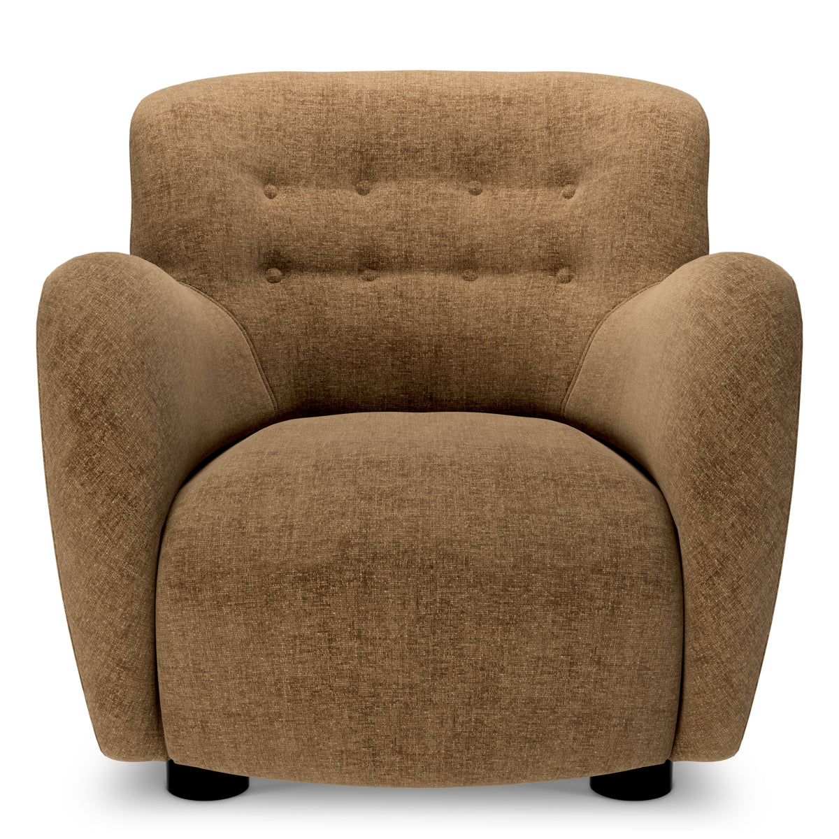 Camel Tufted Back Lounge Chair Bixby | A