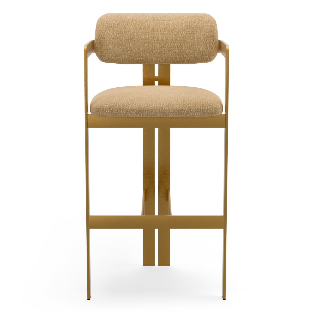 Stratfort Honey Gold Frame Bar Stool Donato | C