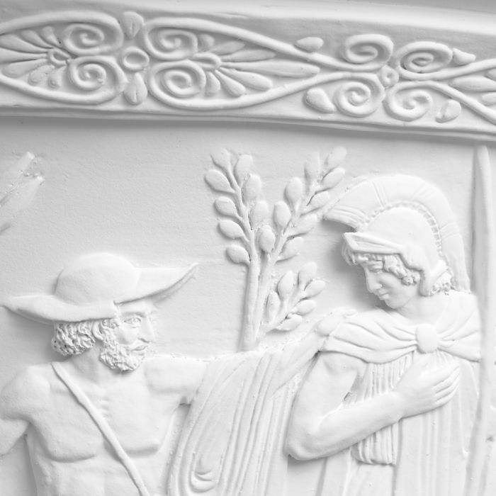 Vase Hydria white finish