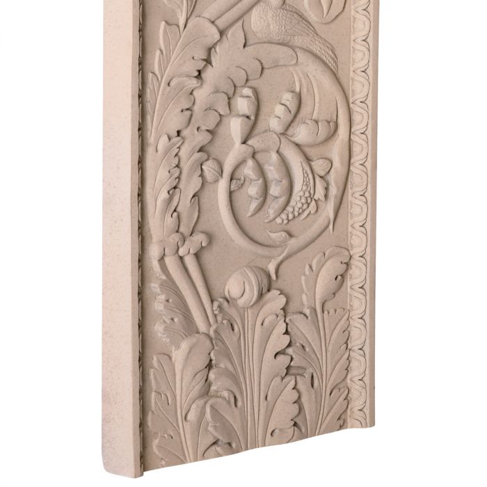 Wall Object Acanthus sandstone finish