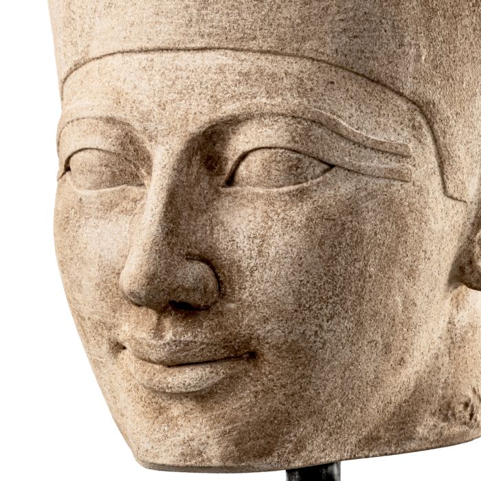 Bust of Hatshepsut sandstone finish