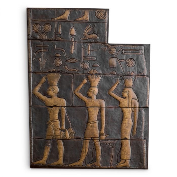 Wall Object Akhtihotep bronze finish