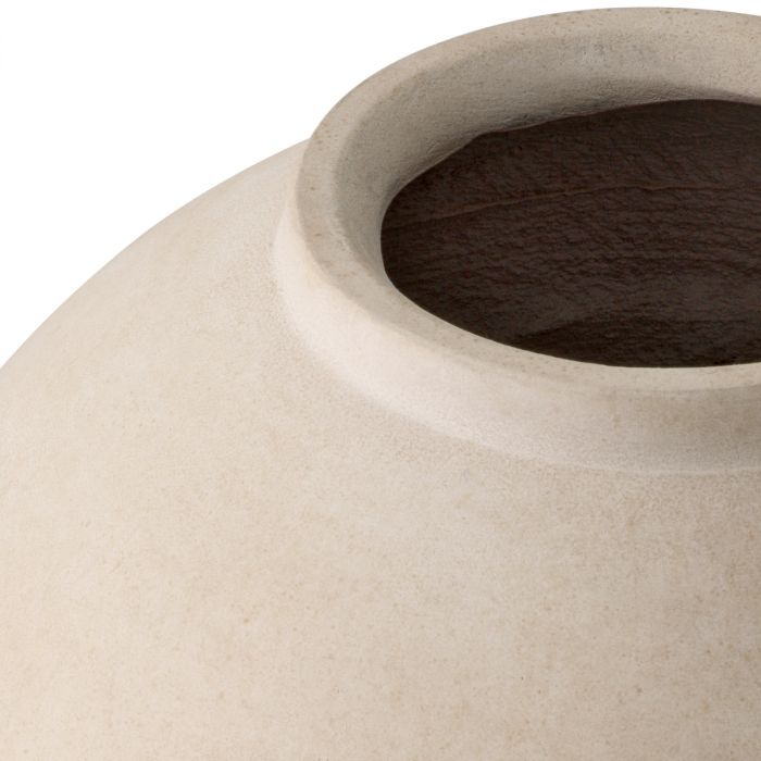 Vase Moon Jar sandstone finish M