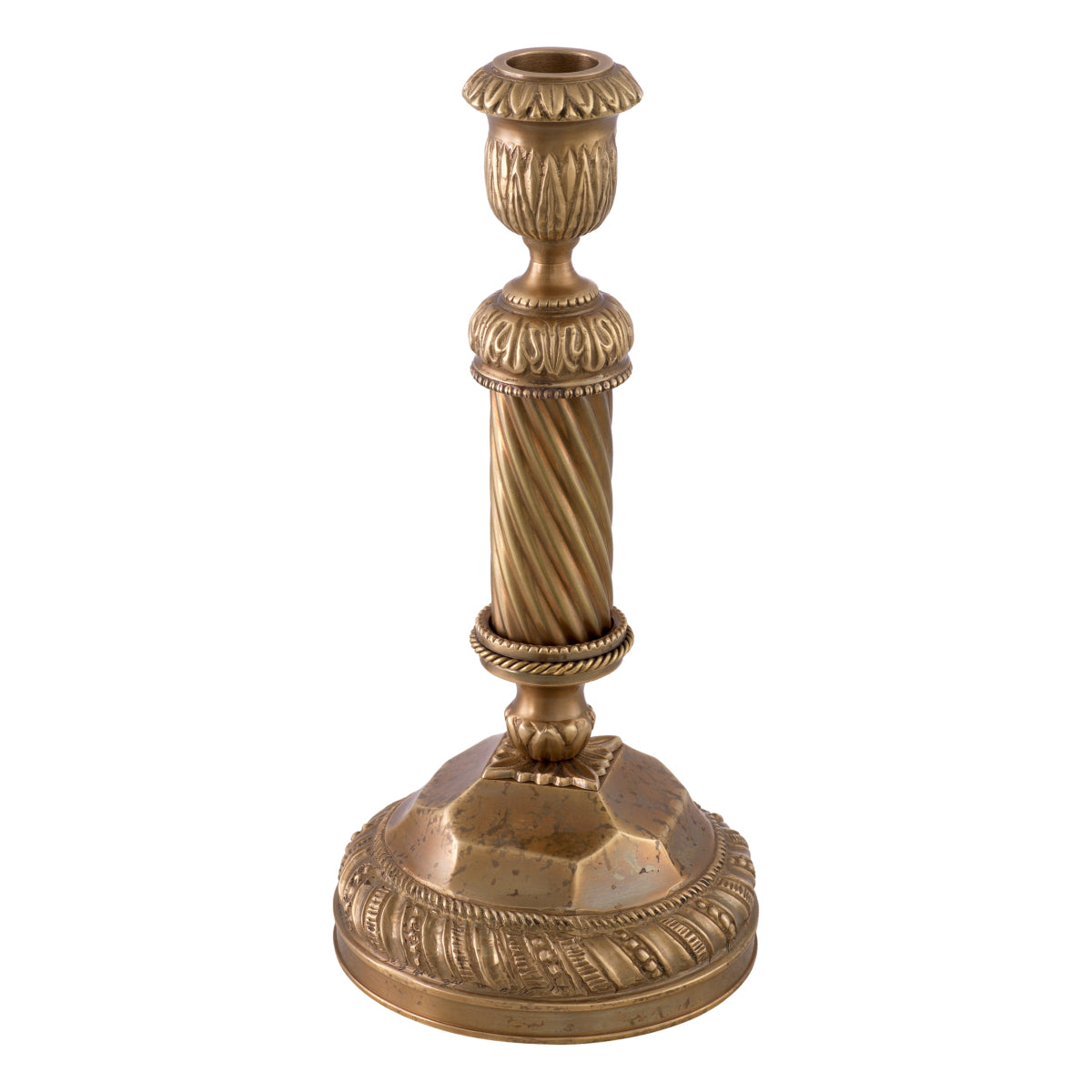 Vintage Brass Candle Holder Carnier | Eichholtzmh.com 
