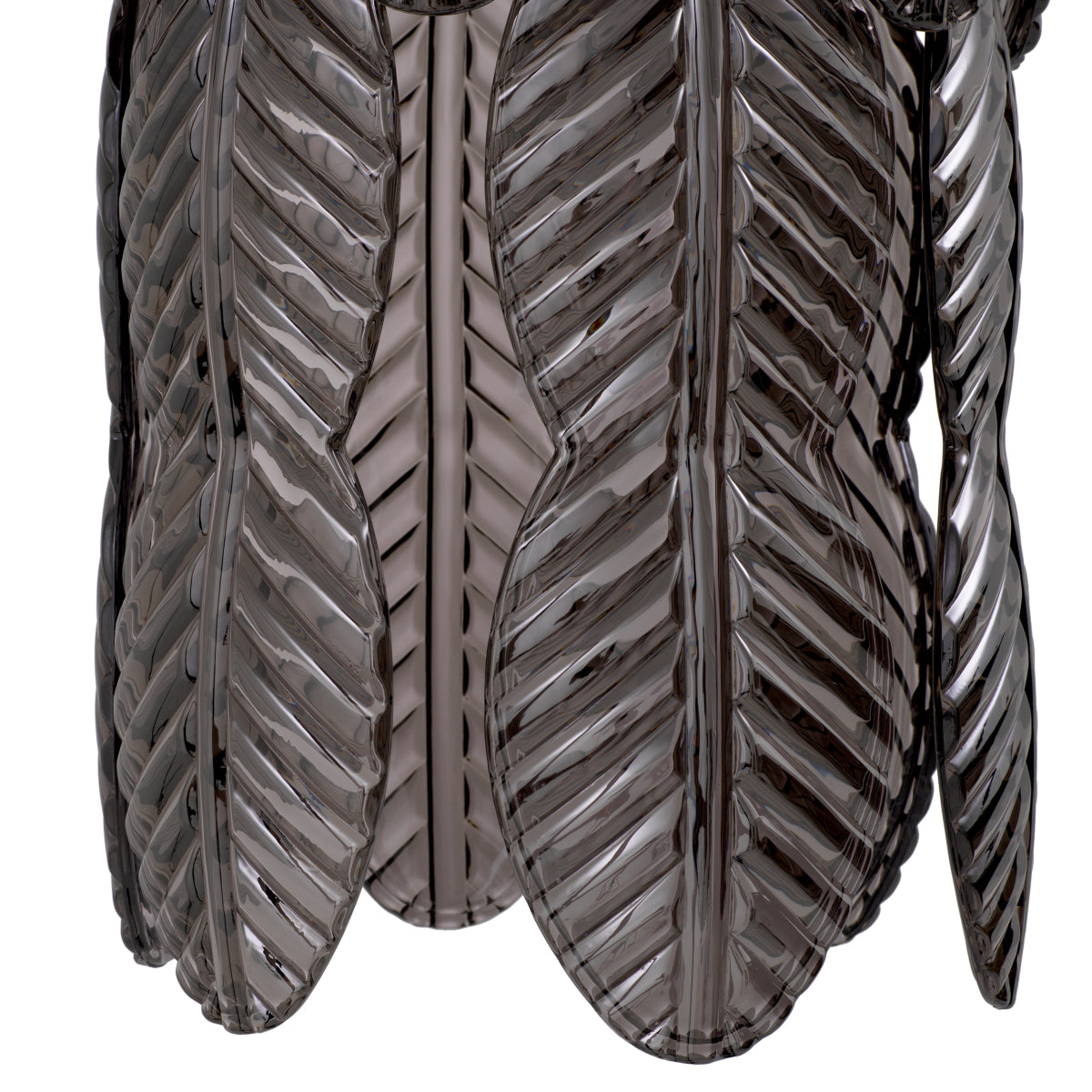 Smoke Glass Palm Chandelier Sahure | Eichholtzmh.com