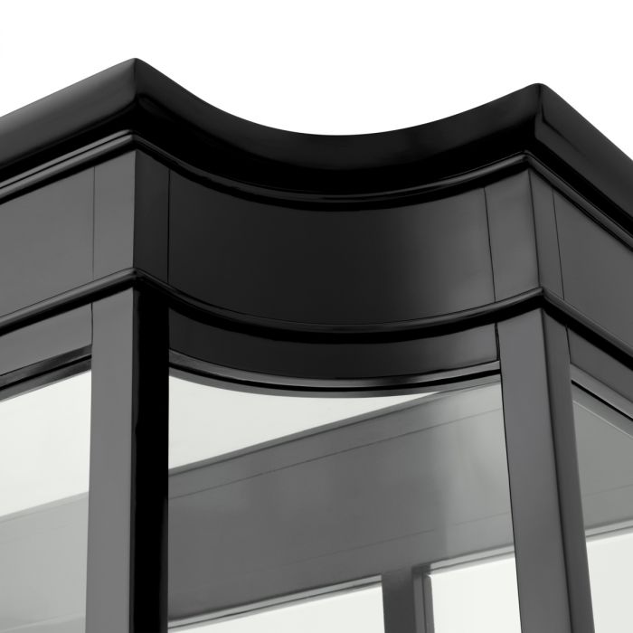 Cabinet Gala waxed black finish