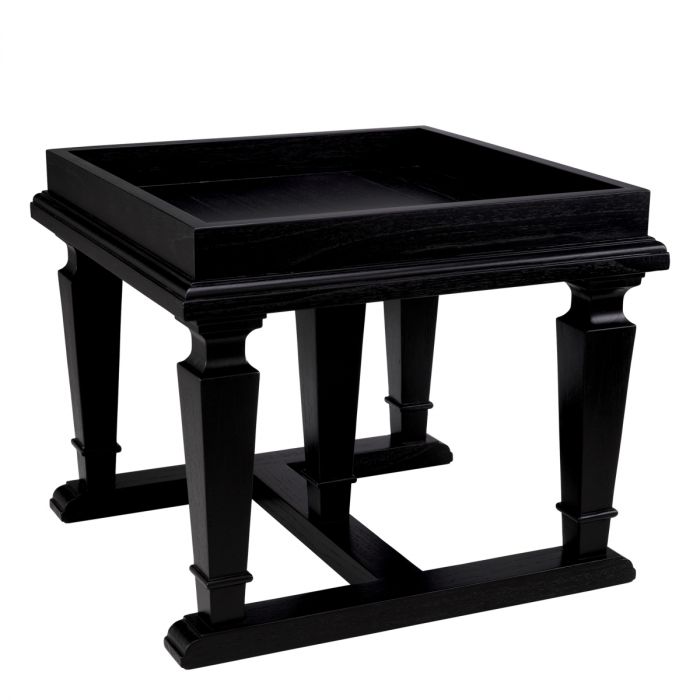 Side Table Americana black finish