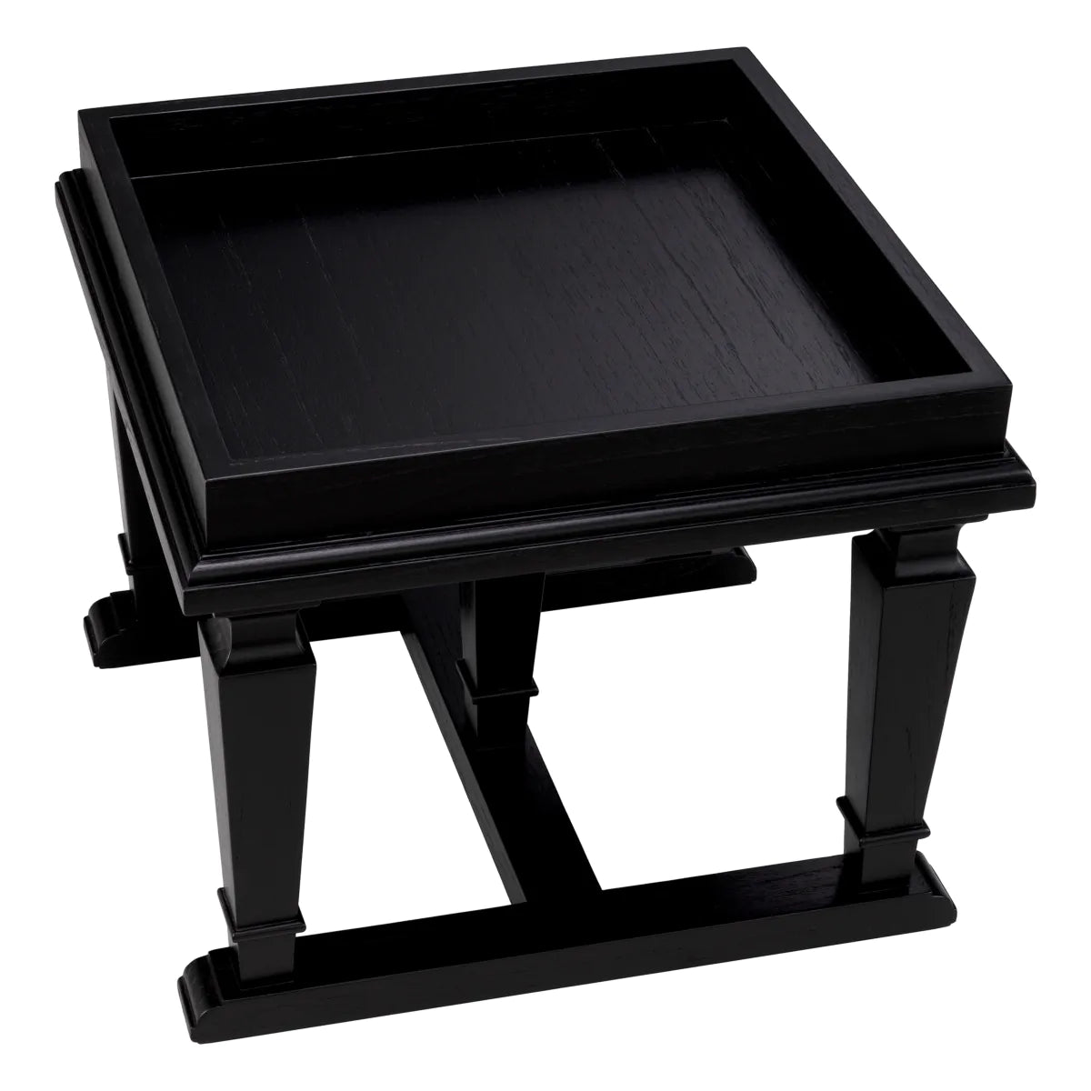 Black Square Side Table Americana | Eichholtzmh.com