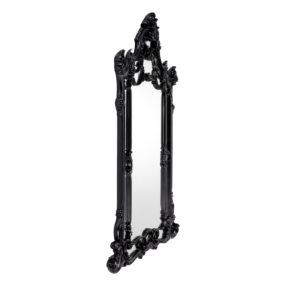 Black Hand-carved Mirror Chippendale | Eichholtzmh.com