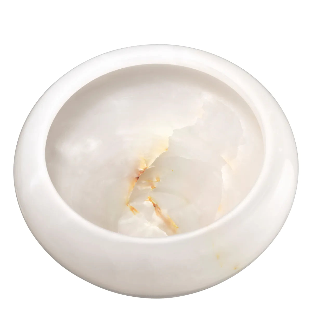 Natural Round Onyx Vase Fayum | Eichholtzmh.com