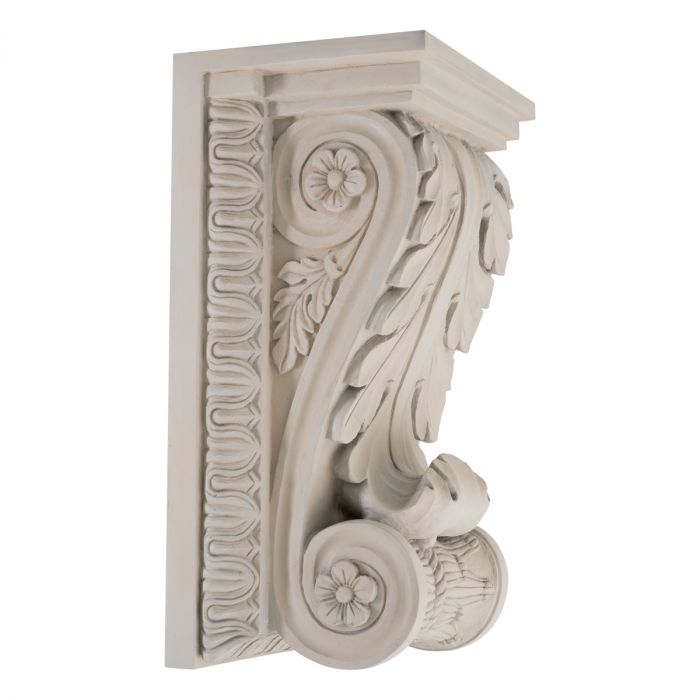 Wall Object Acanthus Scroll antique look finish