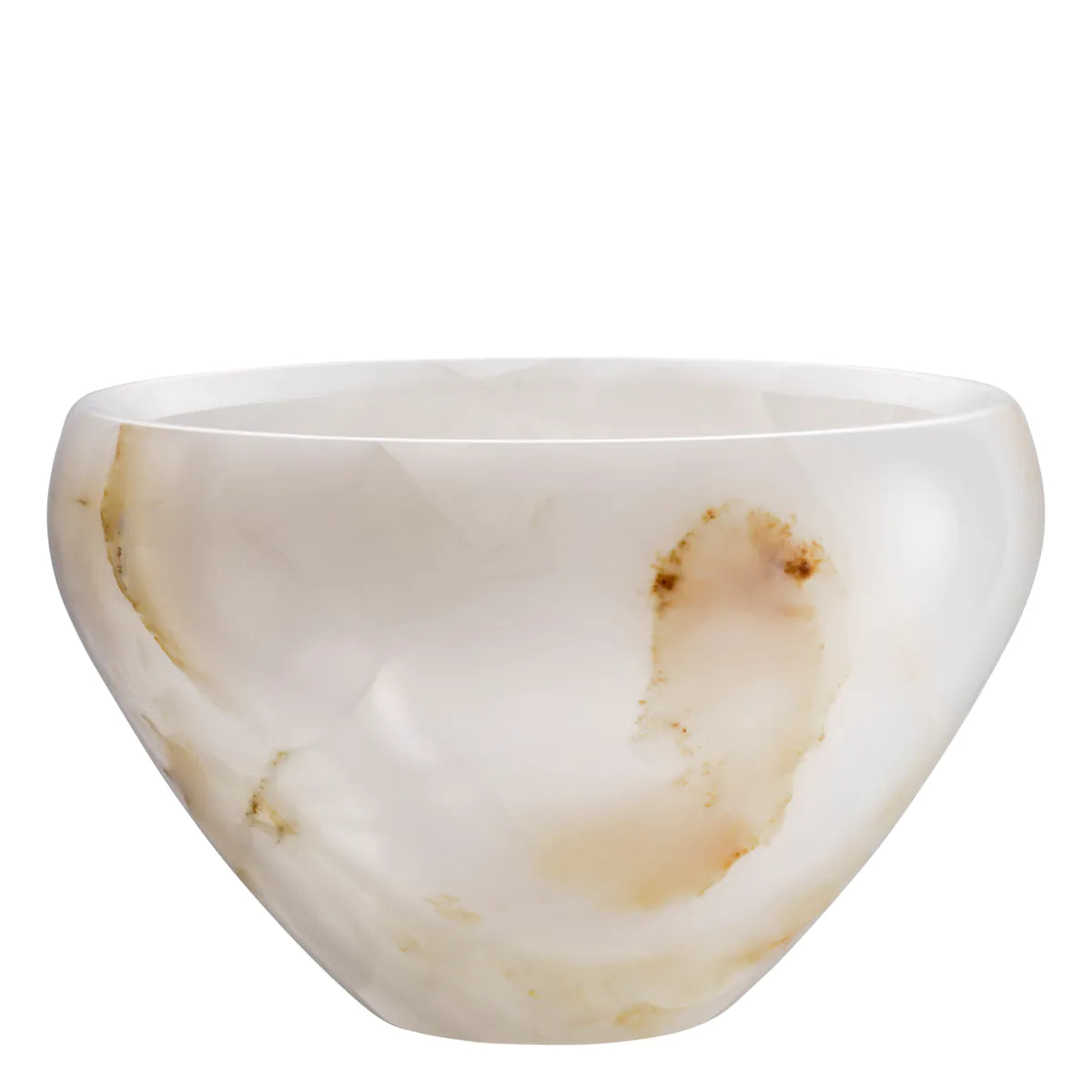 Natural Round Onyx Vase Fayum | Eichholtzmh.com