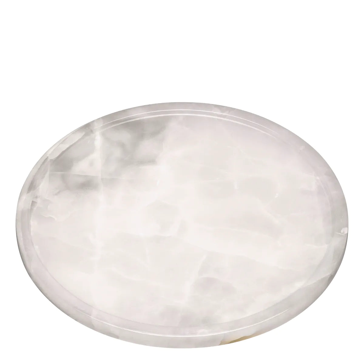 Natural Round Onyx Tray Haraga | Eichholtzmh.com