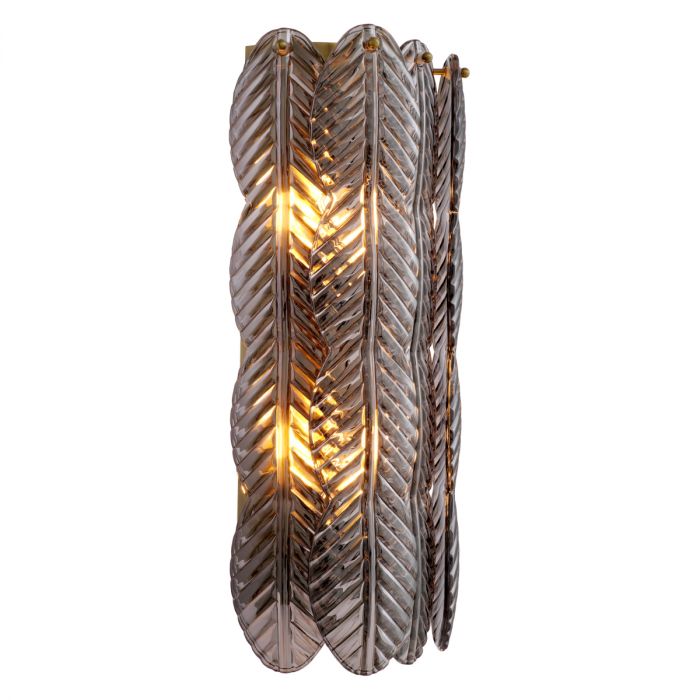Wall Lamp Sahure brushed brass finish