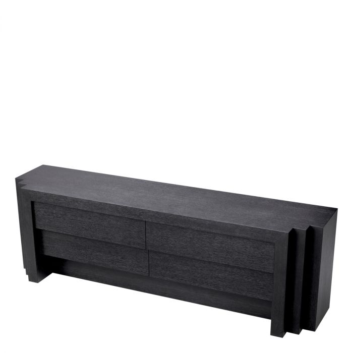 Dresser Metropolitan L charcoal grey oak veneer
