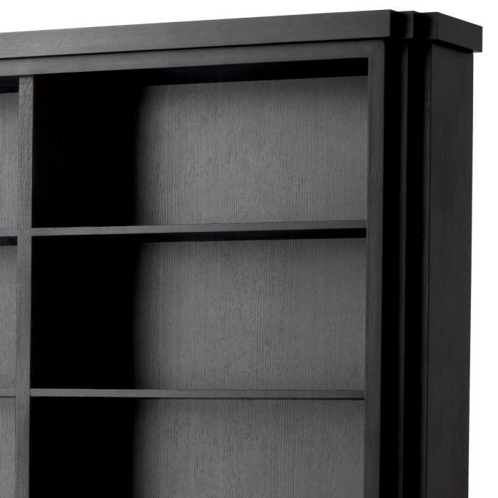 Cabinet Metropolitan L charcoal grey oak veneer