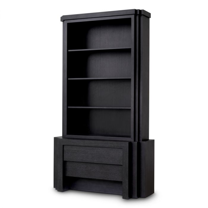 Cabinet Metropolitan S charcoal grey oak veneer
