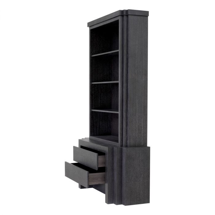 Cabinet Metropolitan S charcoal grey oak veneer