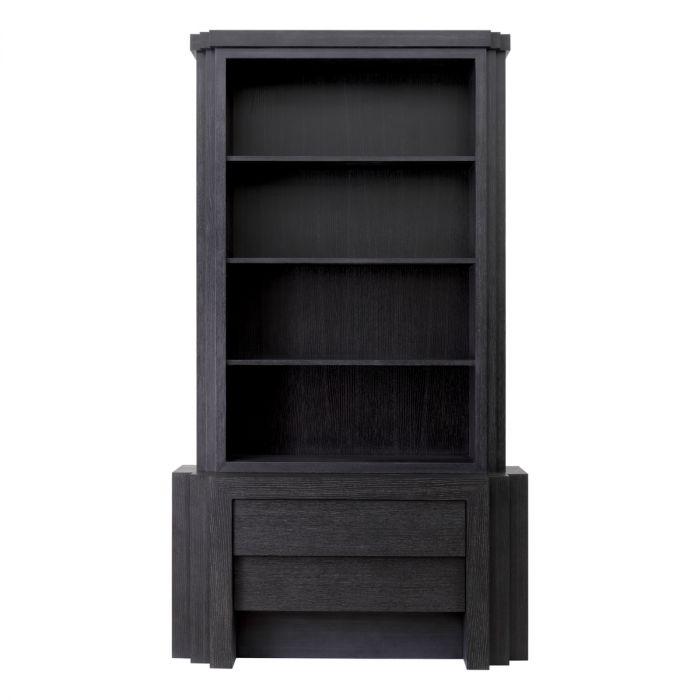 Cabinet Metropolitan S charcoal grey oak veneer