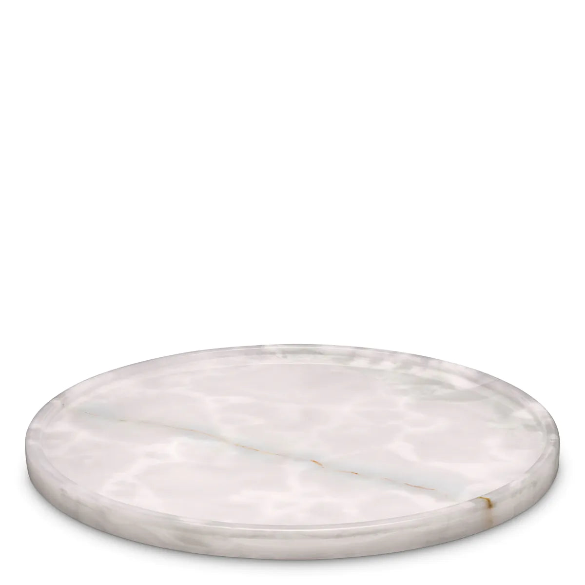 Natural Round Onyx Tray Haraga | Eichholtzmh.com