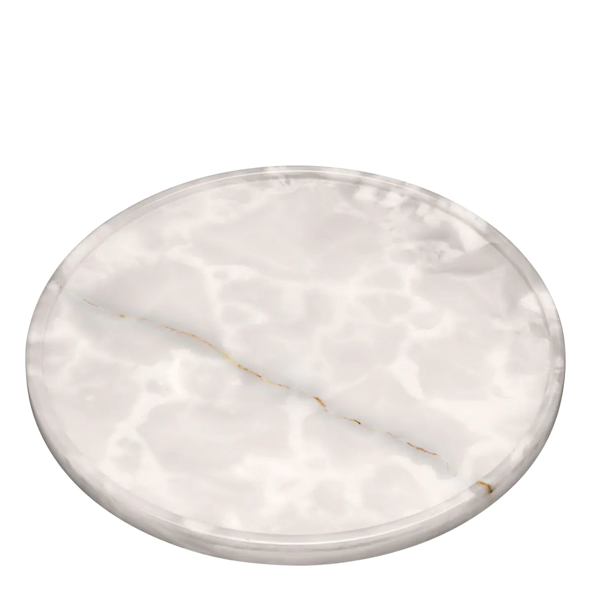 Natural Round Onyx Tray Haraga | Eichholtzmh.com