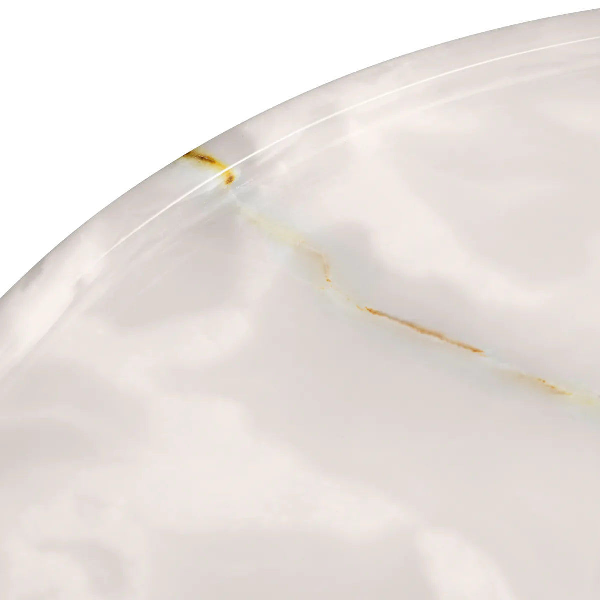 Natural Round Onyx Tray Haraga | Eichholtzmh.com