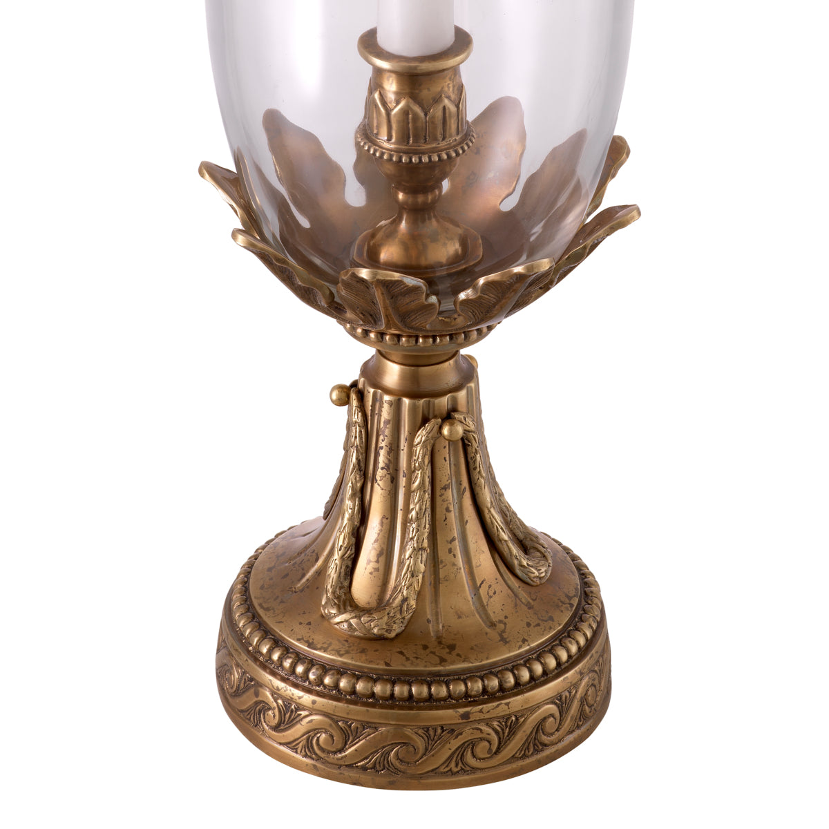 Vintage Brass Hurricane Vitruvian | Eichholtzmh.com