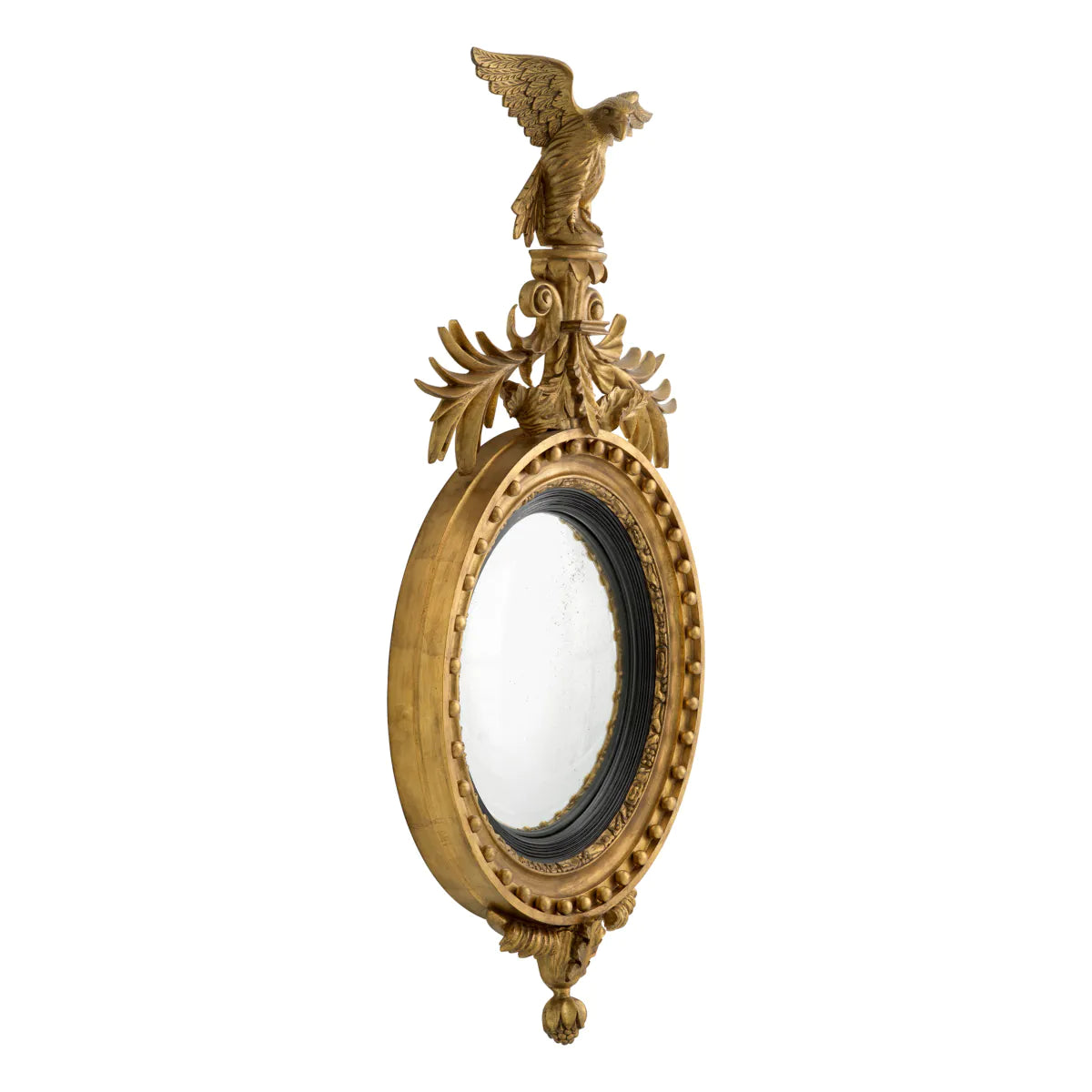 Antique Gold Convex Mirror Girandole | Eichholtzmh.com