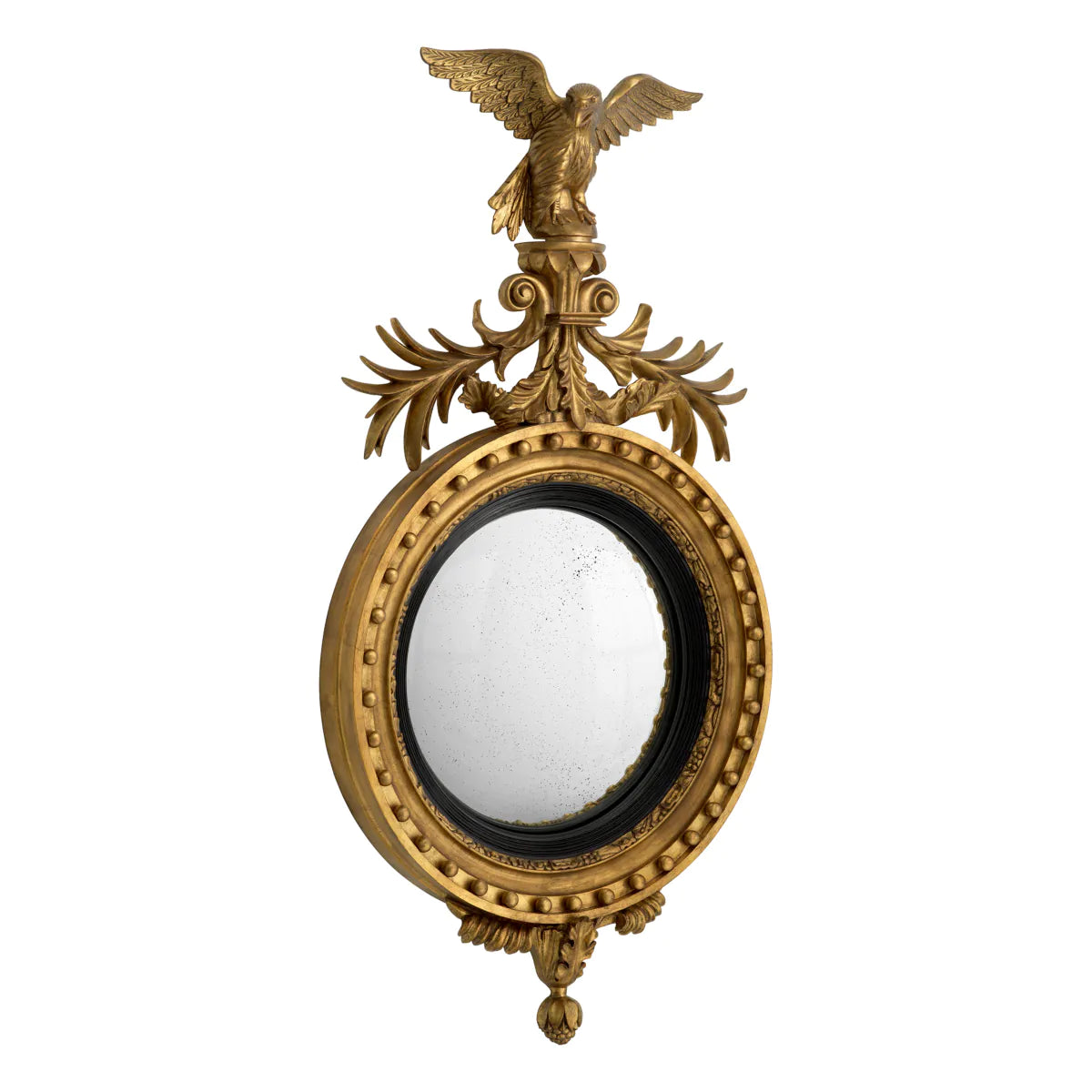 Antique Gold Convex Mirror Girandole | Eichholtzmh.com