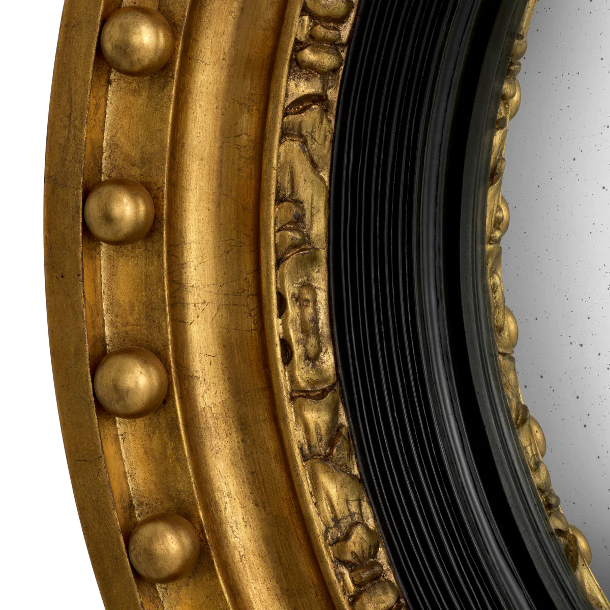 Antique Gold Convex Mirror Girandole | Eichholtzmh.com