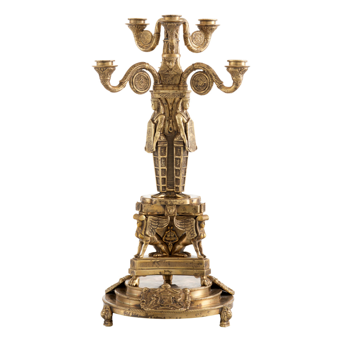 Antique Brass Candle Holder Decaix | Eichholtzmh.com