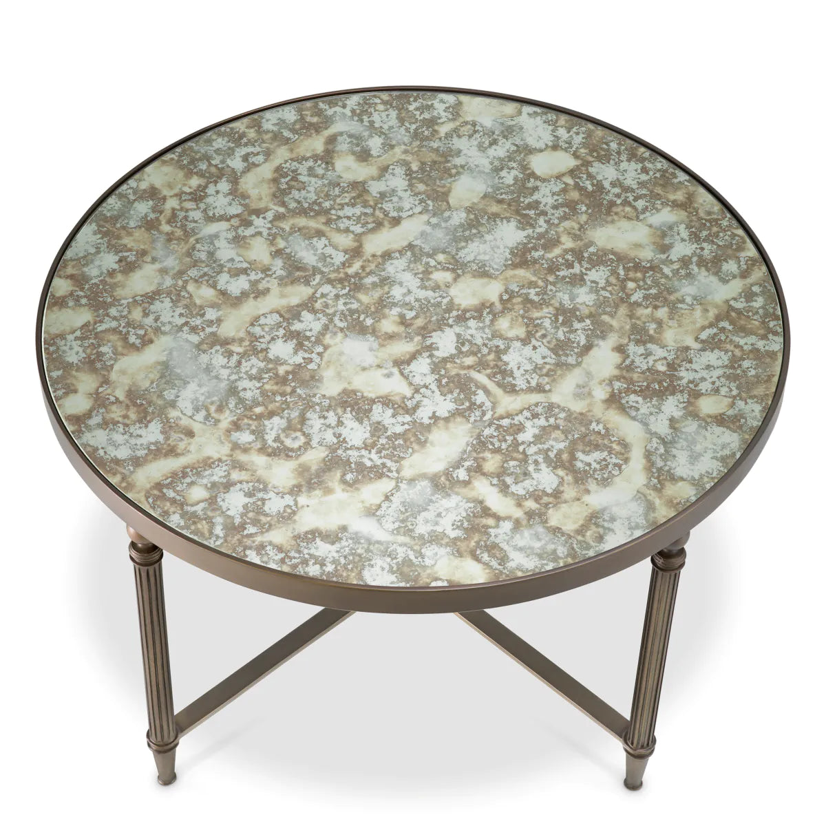 Bronze Round Coffee Table Bowery | Eichholtzmh.com