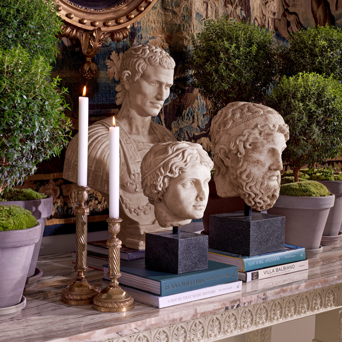 Roman Head Sculpture Bust of a Youth | Eichholtzmh.com