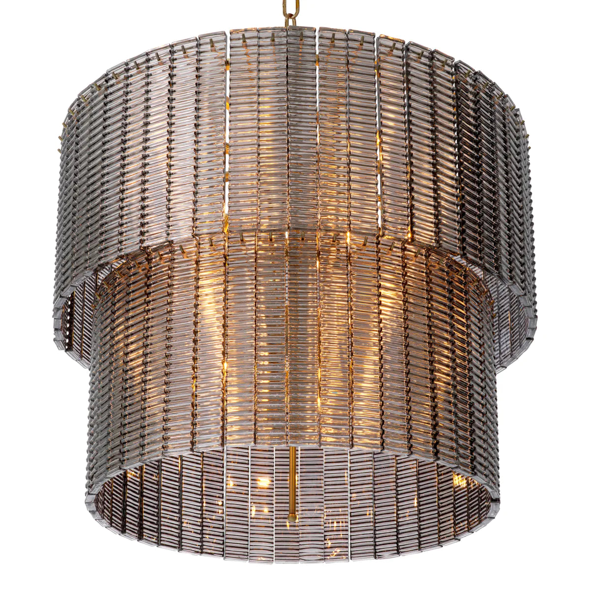 Ridged Glass Chandelier Imperial Double | Eichholtzmh.com