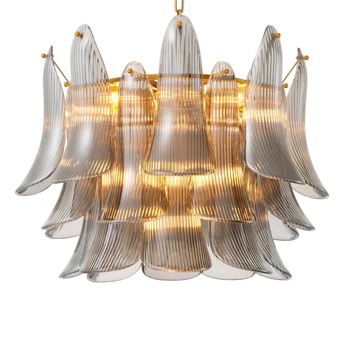 Glass Leaves Chandelier Amun | Eichholtzmh.com
