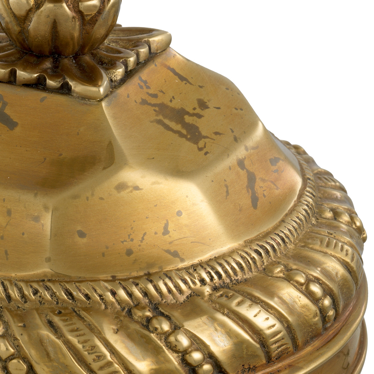 Vintage Brass Candle Holder Carnier | Eichholtzmh.com 