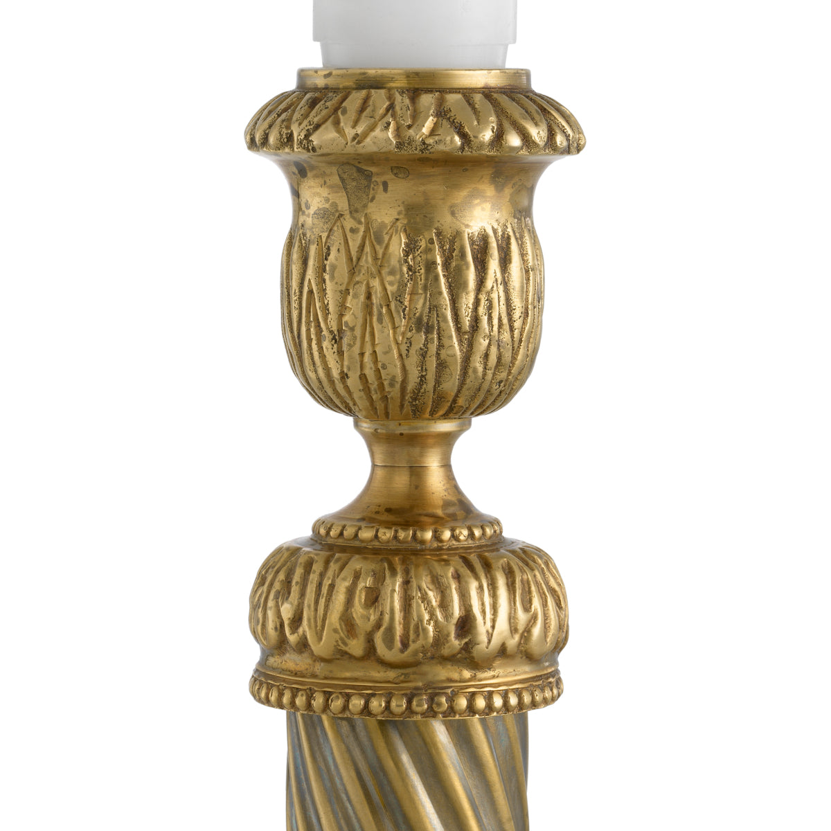 Vintage Brass Candle Holder Carnier | Eichholtzmh.com 