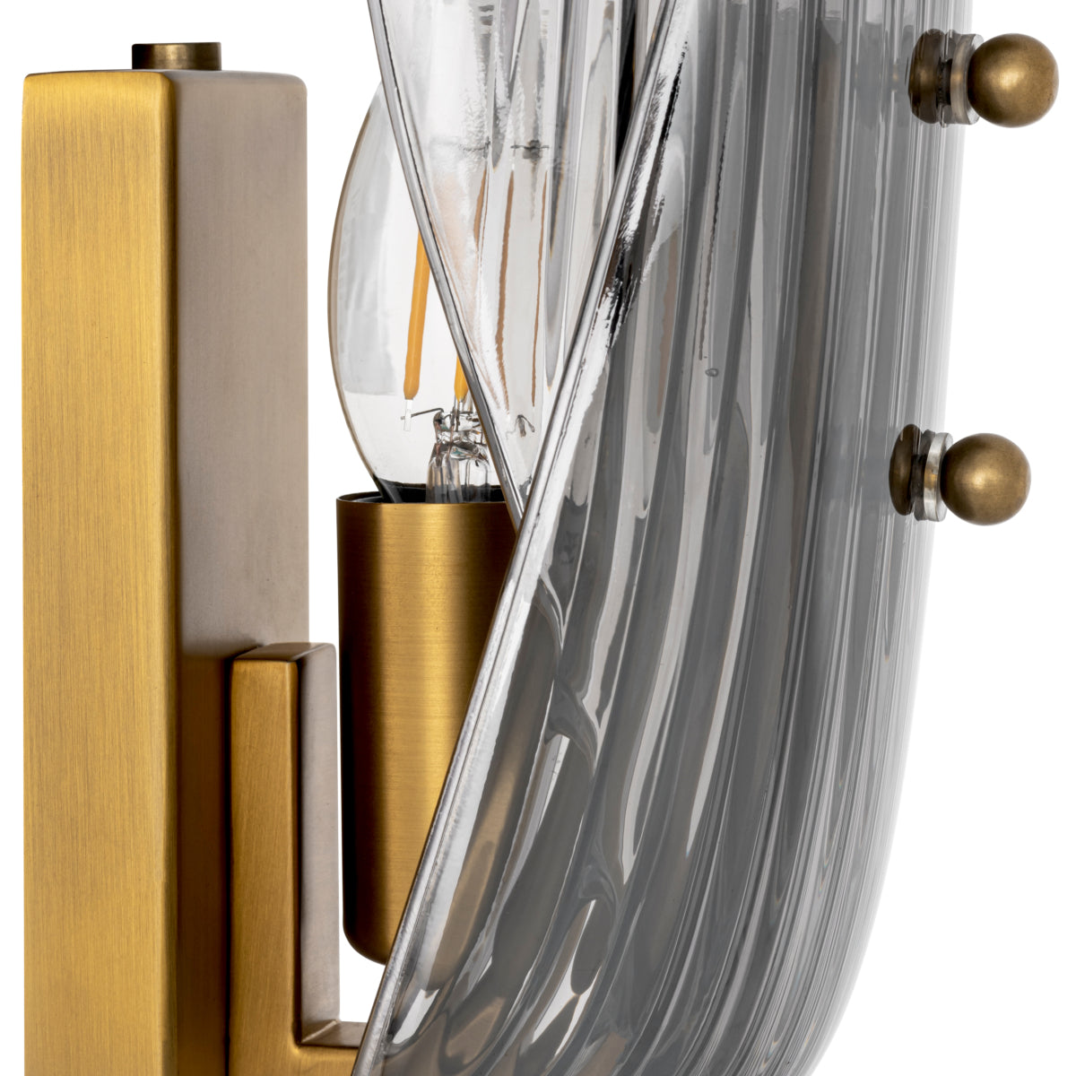 Fluted Glass Wall Lamp Amun | Eichholtzmh.com
