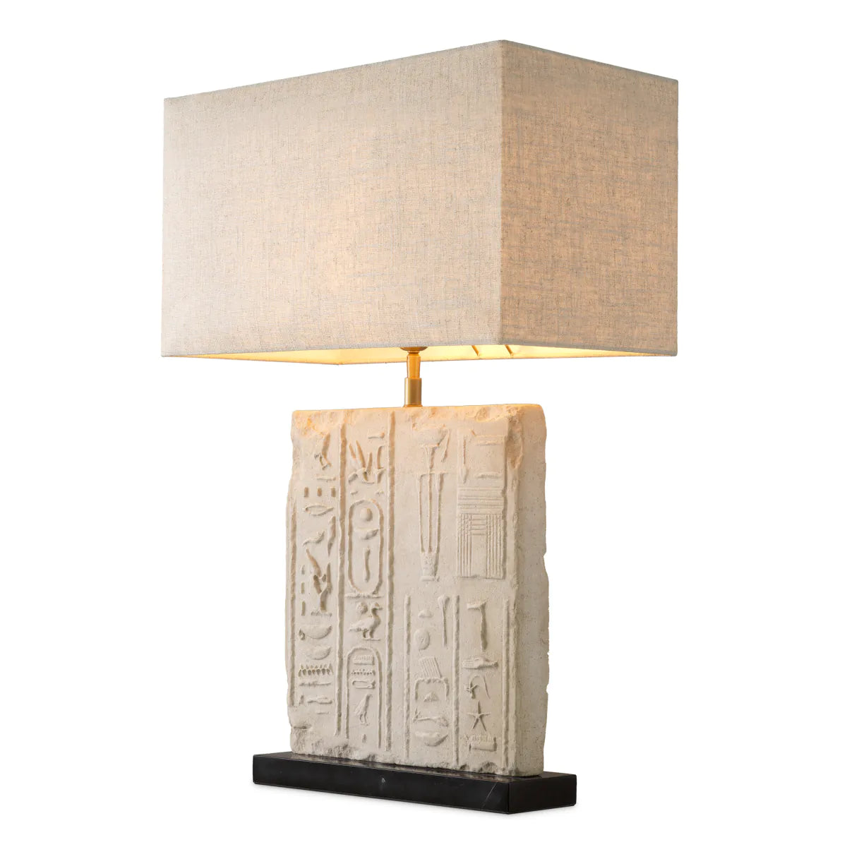 Carved Marble Table Lamp Hathor | Eichholtzmh.com