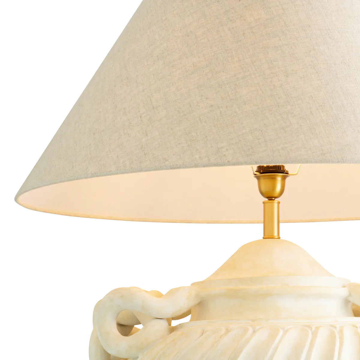Beige Linen Table Lamp Antonine | Eichholtzmh.com