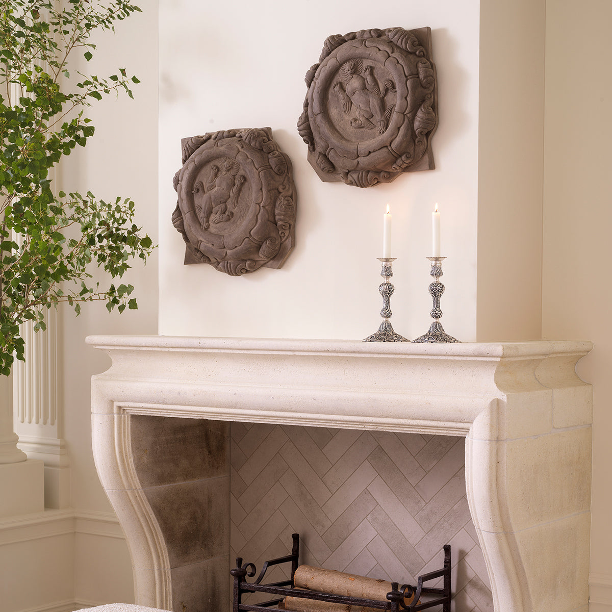 Sandstone Wall Object Liao Set (2) | Eichholtzmh.com