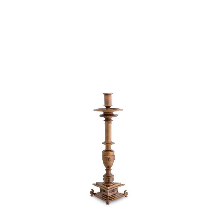 Candle holder Philip antique gold finish