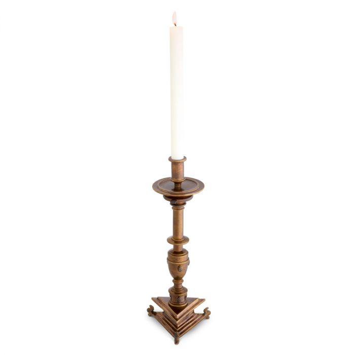 Candle holder Philip antique gold finish
