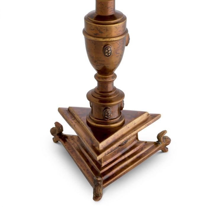 Candle holder Philip antique gold finish