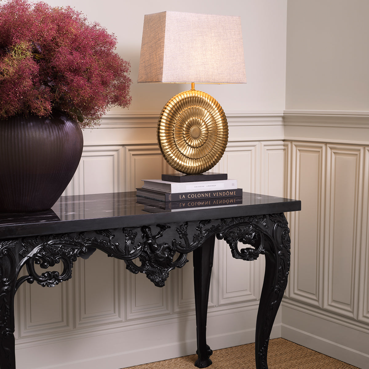 Black Console Table Cadwalader | Eichholtzmh.com