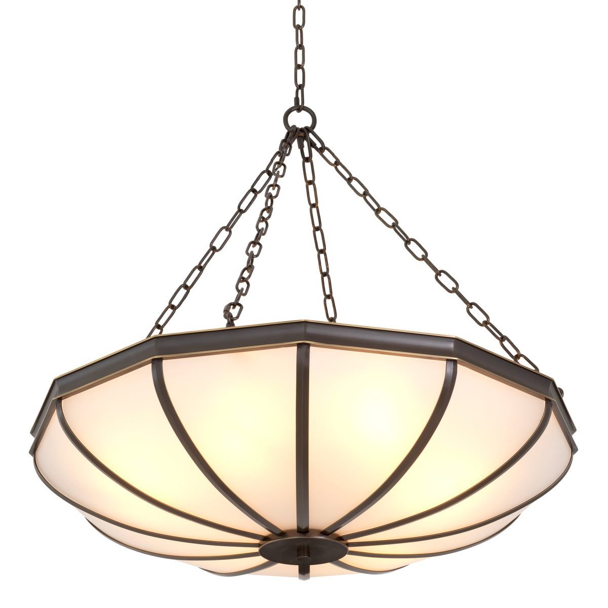 White Glass Chandelier Jenkins | Eichholtzmh.com