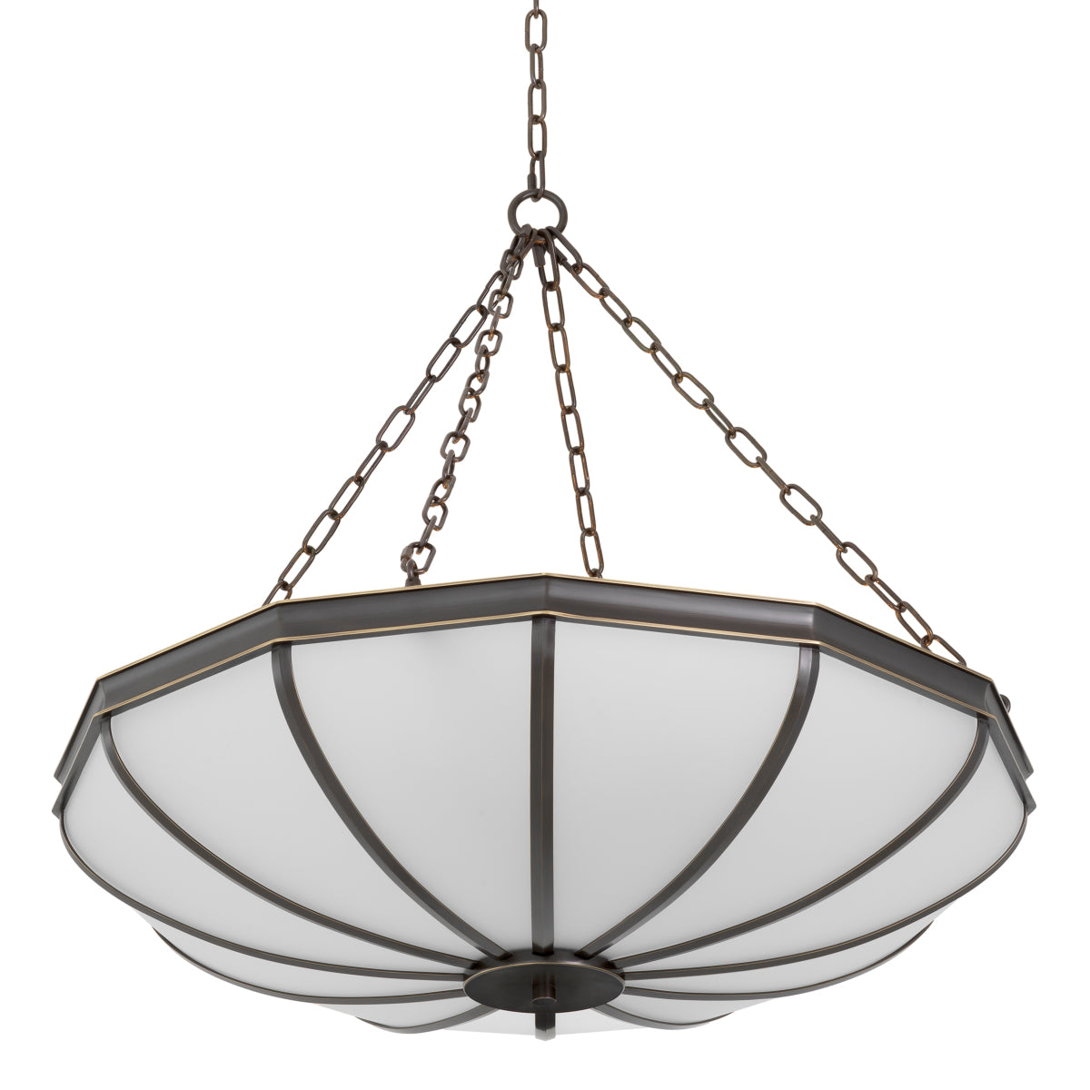 White Glass Chandelier Jenkins | Eichholtzmh.com