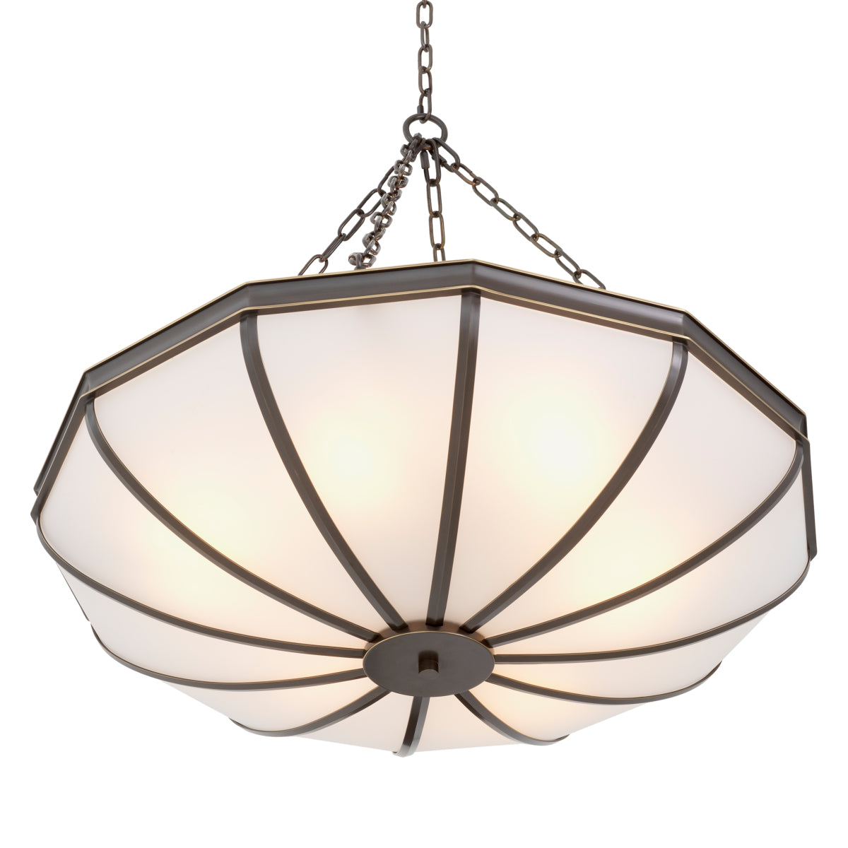 White Glass Chandelier Jenkins | Eichholtzmh.com